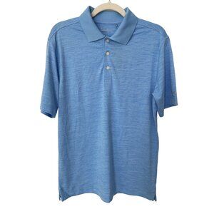Walter Hagen Essentials Short Sleeve Polo Shirt Mens S Blue Golf Athleisure NEW